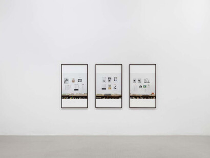 Alejandro Cesarco, Friends and family, exhibition view. Courtesy of Galleria Raffaella Cortese