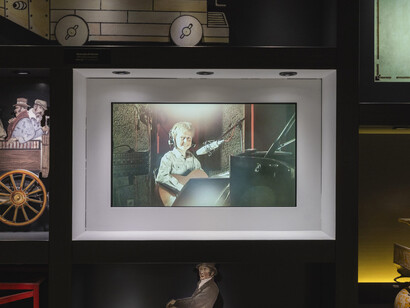 News from the near future, exhibition view. Courtesy of Museo Nazionale dell’Automobile