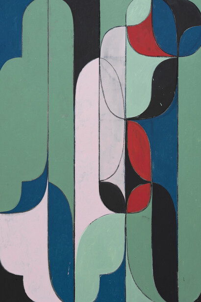 Kamrooz Aram, Arabesque composition for southern light II, 2025. Courtesy of Green Art Gallery