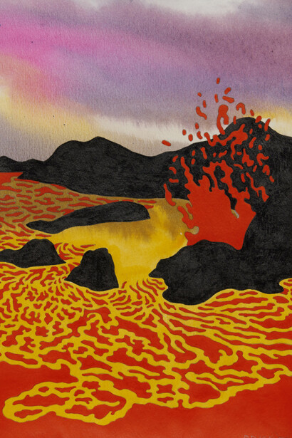 Ken Price, Hawaiian lava lake, 2004. Courtesy of Matthew Marks 