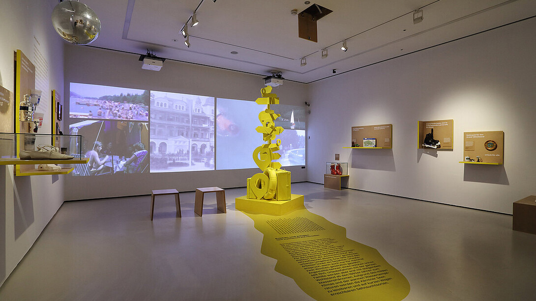 Aufbruch! Steiermark ↔ Kärnten, ausstellungsansicht. Mit freundlicher genehmigung des Historischen Museums