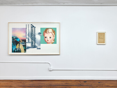 James Rosenquist, Waiting for an idea, exhibition view. Courtesy of Off Paradise 