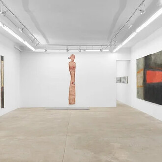 Mira Schor, Figures of speech, exhibition view. Courtesy of Lyles & King 