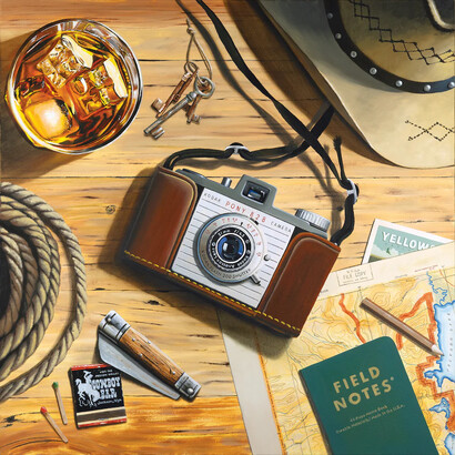 Scott Yelonek, Kodak and wild spirits. Courtesy of Altamira Fine Art