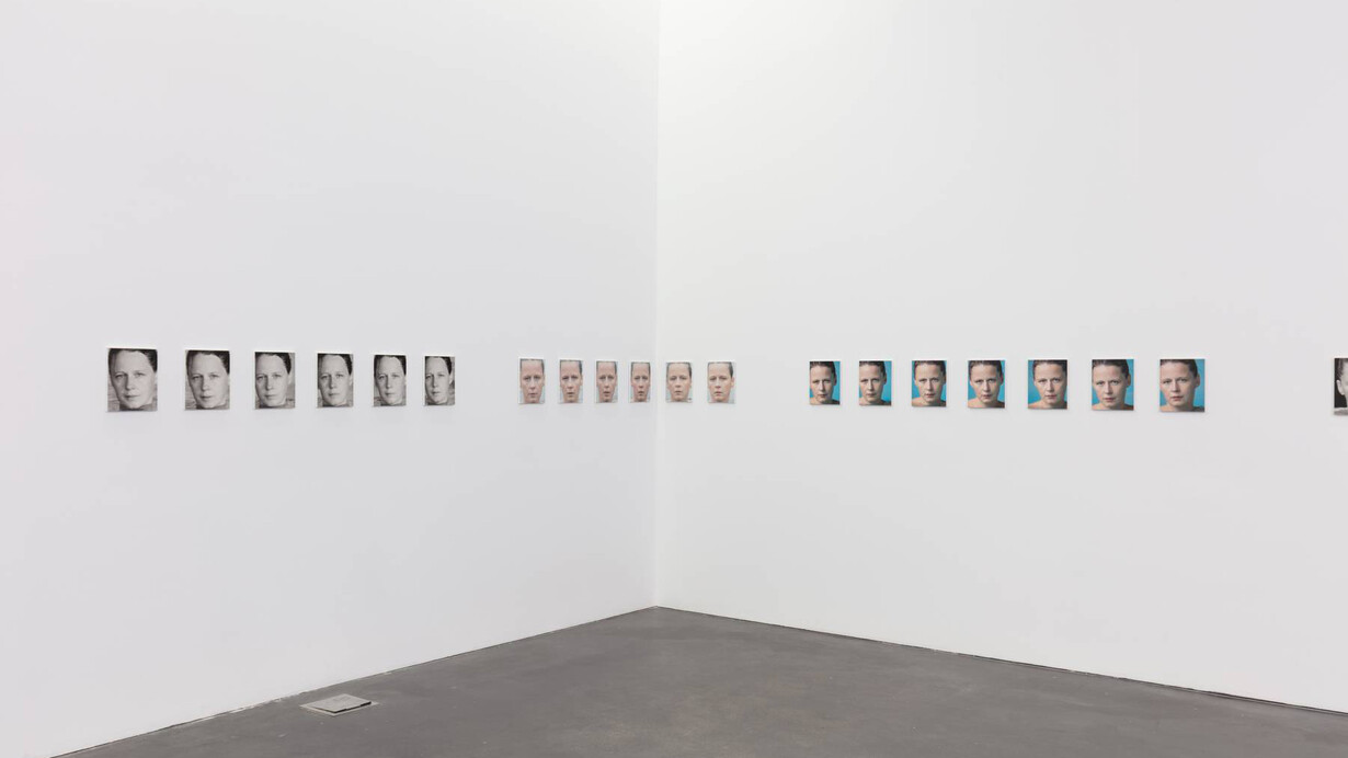 Roni Horn, Agua, agua en la pared, eres la más bella de todas, vista de exhibición. Cortesía del MCA Denver