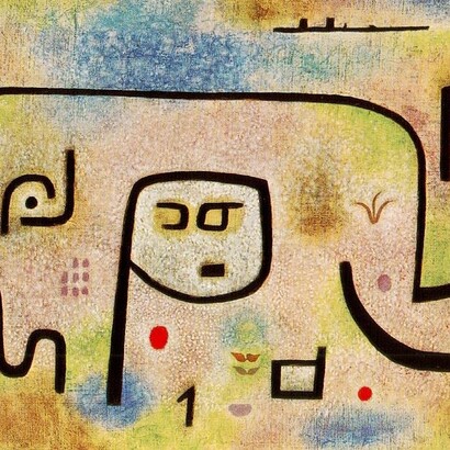 Paul Klee, "Insula dulcamara", dettaglio, 1938, Zentrum Paul Klee, Berna, Svizzera