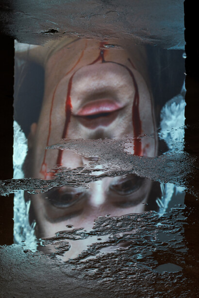 Marina Abramović, Seven deaths, exhibition view. Courtesy of Cisternerne 