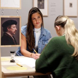 Rembrandts masterclass, veduta della mostra. Cortesia del Museum Het Rembrandthuis