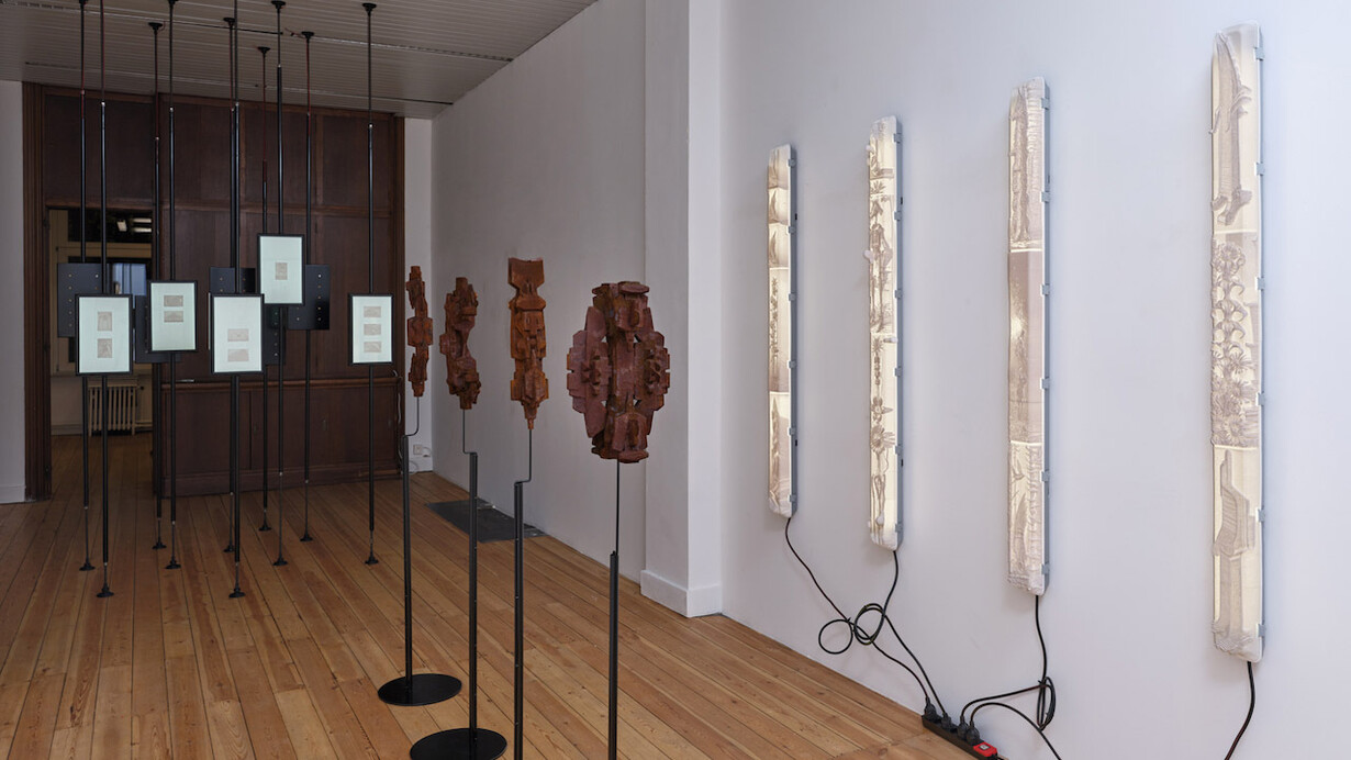 Pierre Gaignard, latent_breath_(), vue de l'exposition. Avec l'aimable autorisation de la Galerie Eric Mouchet