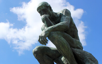 „Der Denker“ (1880), Auguste Rodin. Museum Rodin, Paris