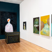 Liu Shuishi, Existential, being, exhibition view. Courtesy of Isabel Sullivan Gallery