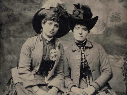 Ferrotipo, circa 1880, 64 × 90 mm, provenienza: USA, courtesy of the Nini-Treadwell Inc. © 2025 “Loving II" by 5 Continents Editions