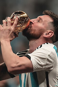 Lionel Messi, Fifa World Cup 2022, Football, trophy, Argentina