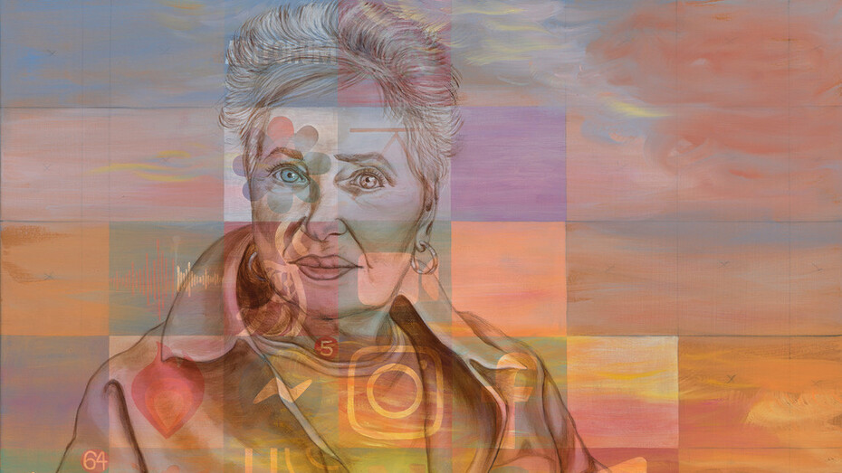 Nicolette Spear, Dopamine, sunset (Dianne) (detail), 2025. Courtesy of Von Lintel Gallery