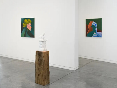 Nathaniel Kyung Smith, A living truth, exhibition view. Courtesy of Maybaum Gallery