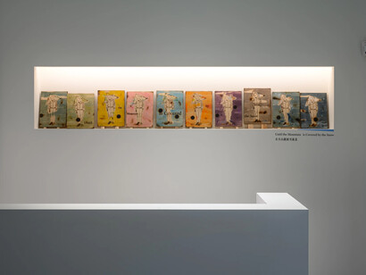 Lam Tung Pang, Everyone's journey toward faith is different, exhibition view. Courtesy of gdm Taipei