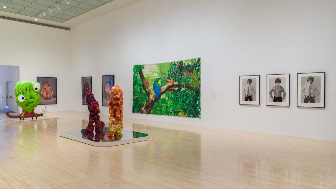 Installation view of Fictions of display, June 29, 2025–January 4, 2026 at MOCA Grand
Avenue. Courtesy of the Museum of Contemporary Art (MOCA). Photo by Jeff McLane