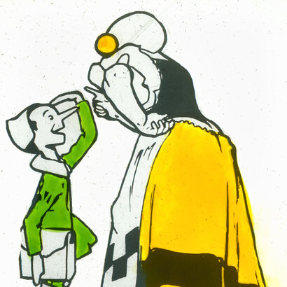 Ilustración de "Pinnochio" de Attilio Mussino, 1930