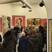 Modernismi. La Venezia Giulia fra liberty e art déco, veduta della mostra. Cortesia di IRCI – Istituto per la Cultura Istriano Fiumano Dalmata