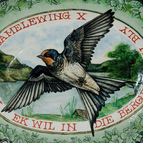 Francke Gretchen Crots, Samelewing (detail). Courtesy of Knysna Fine Art 