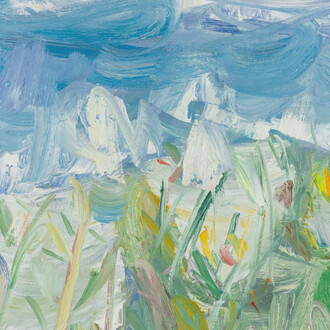 John Santoro, The sprites of spring (detail), 2025. Courtesy of Paul Thiebaud Gallery 