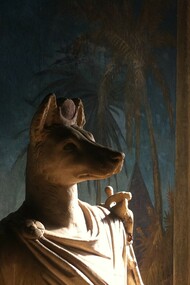 Estatua del dios Anubis, Museos Vaticanos