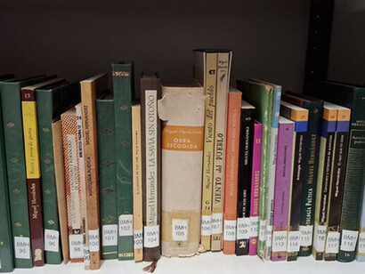 La Fundación Cultural Miguel Hernández tenía desde el año 2002 el firme propósito de crear un Centro de Investigación Hernandiano, que fue posible gracias a la feliz conjunción entre la Biblioteca Pública del Estado "Fernando de Loazes" y el Servicio Valenciano de Empleo y Formación (SERVEF). Orihuela, España