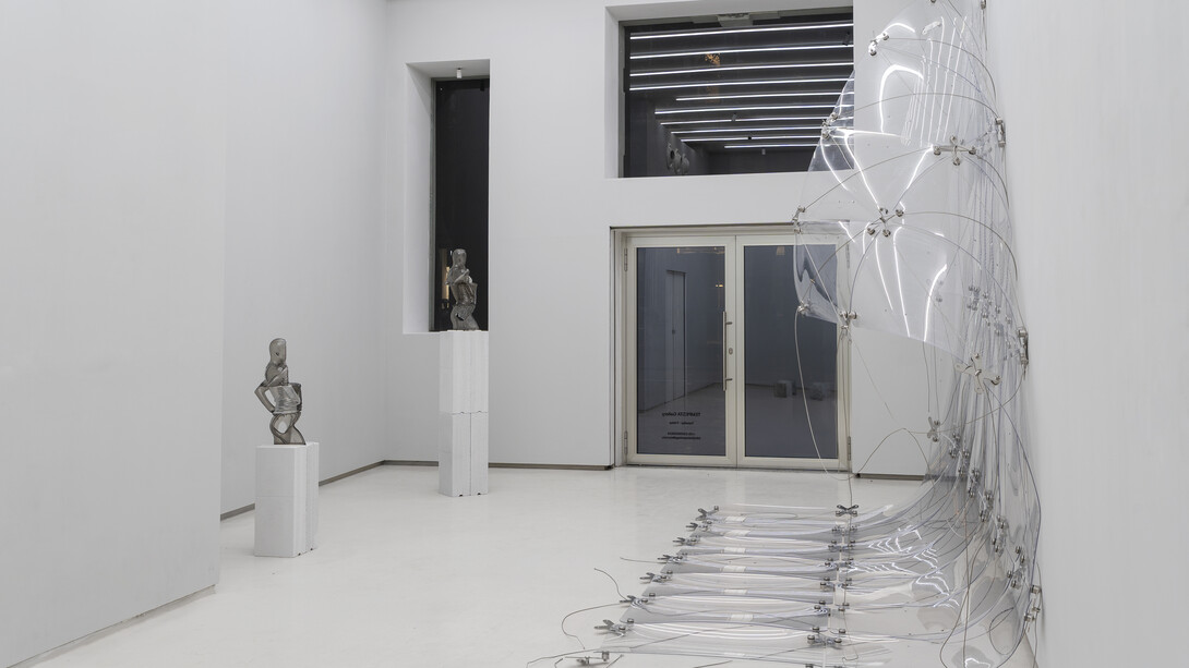 Anna-Lena Krause and Viktor Petrov, Through invisible wall, exhibition view. Courtesy of Tempesta Gallery