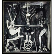 Wifredo Lam, Les Noces, 1947, Oil on canvas, 216 × 200 cm, Staatliche Museen zu Berlin, Nationalgalerie, Berlin, Photo: BKP, Berlin, Dist. RMN-GP, Photo: Jörg P. Anders © Adagp, Paris 2015