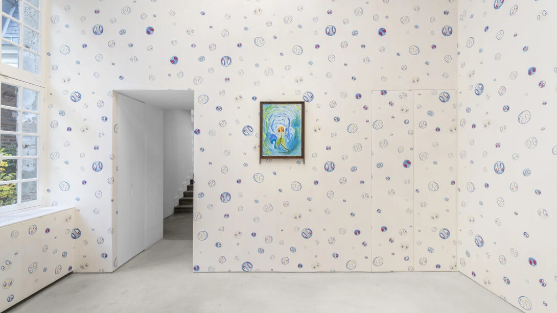 Precioso Okoyomon, It’s important to have ur fangs out at the end of the world, vista da exposição. Cortesia de Mendes Wood DM