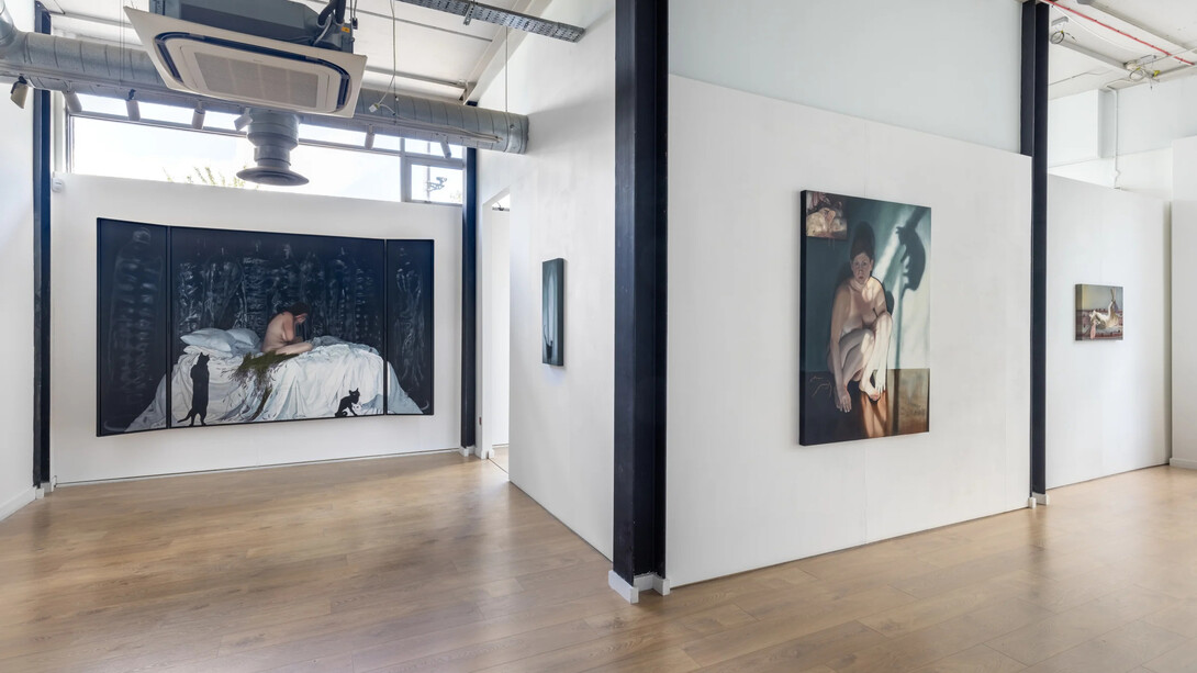 Jamie Luoto, Shadows of unseen grief, exhibition view. Courtesy of Kristin Hjellegjerde Gallery
