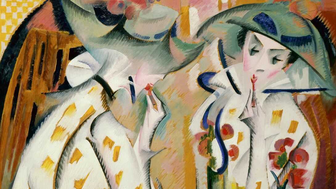 Alice Bailly, Femme au miroir ou Femme à la toilette (Ludmilla Botkine) (detail), 1918. Courtesy of Kunsthaus Zürich