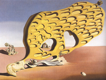 Salvador Dalí, L'Enigma del desiderio, Mia Madre, olio su tela, 1929, Pinacoteca di Arte Moderna di Monaco, Germania