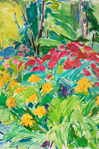 Baragona, July blooming (detail), 2025. Courtesy of Bowery Gallery