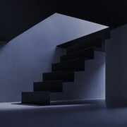 Stephan Schnedler, Stairway # 1 (detail). Courtesy of In the Gallery
