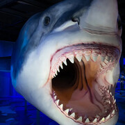 Sharks, exhibition view. Courtesy of ROM