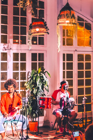 Grupo de Samba no bar Samambaia, em Lisboa, Portugal