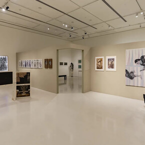 Various artists, Purvai: printmaking in Eastern India - Pedagogy to practice, exhibition view. Courtesy of Emami Art