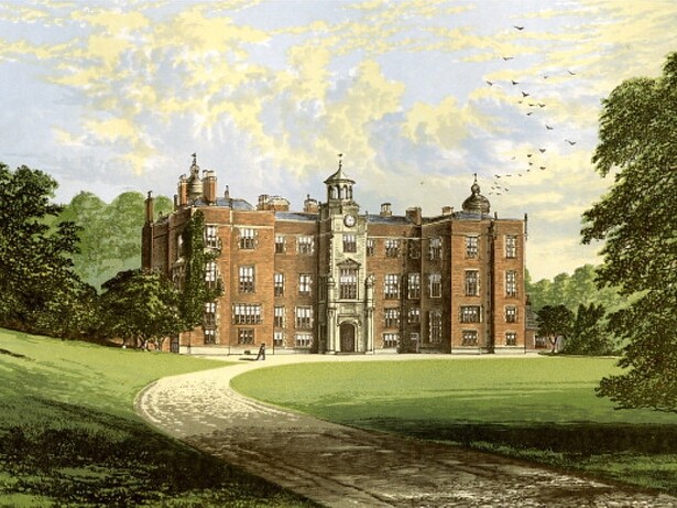 Beaudesert circa 1880, Cannock Chase in Staffordshire, England