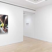 Amanda Wall, Sky got dark, exhibition view. Courtesy of Almine Rech Gallery