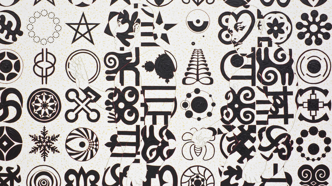 Owusu-Ankomah, Microcron begins no.16, 2013. Courtesy of October Gallery