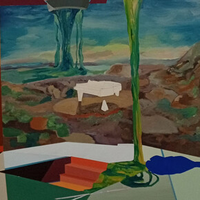 Blessing Blaai, Piano blues (detail). Courtesy of Knysna Fine Art 