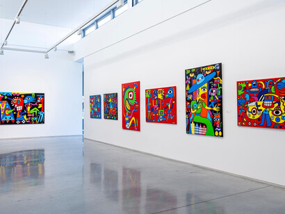 Ton Pret, Follow your dream, exhibition view. Courtesy of Danubiana