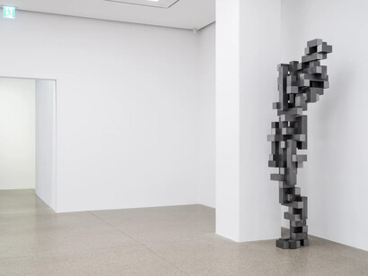 Antony Gormley, Inextricable, exhibition view. Cortesy of White Cube