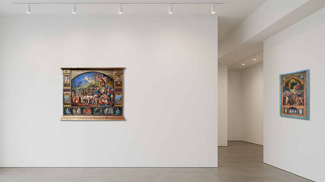 Patrick McGrath Muñiz, Mitos y memorias, exhibition view. Courtesy of Evoke Contemporary