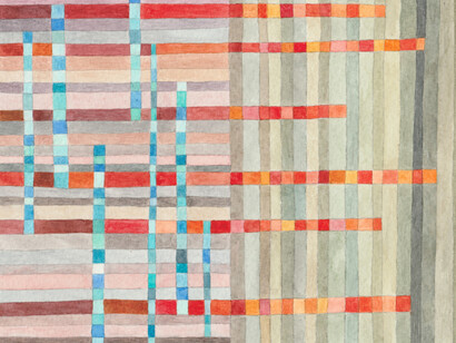 Data, watercolour, 16 × 12 cm, Mark Weighton, 2022