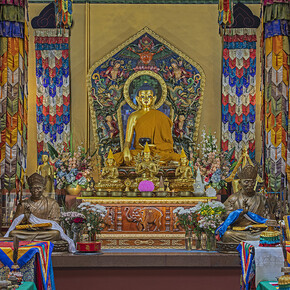 The jewel in the lotus the art of Tibetan Buddhism. Marking the 110th anniversary of the Saint Petersburg Datsan Gunzechoinei Buddhist Temple. Courtesy of the State Hermitage Museum