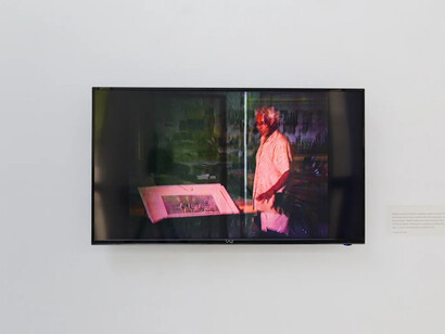 Krishna Reddy at 100: of friendships, exhibition view. Courtesy of Experimenter 