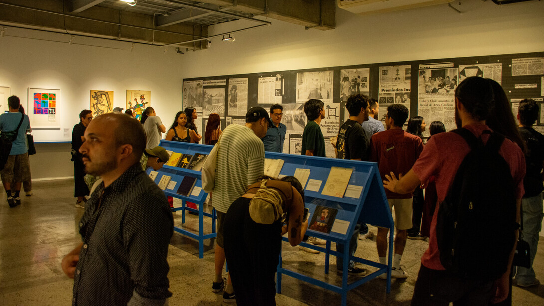 ¡A la gráfica! Experimentar, reproducir, democratizar, vista de exhibición. Cortesía del Museo La Tertulia
