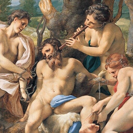 Correggio, "Allegoria del Vizio", dettaglio, 1532 circa, Parigi, Museo del Louvre, Francia